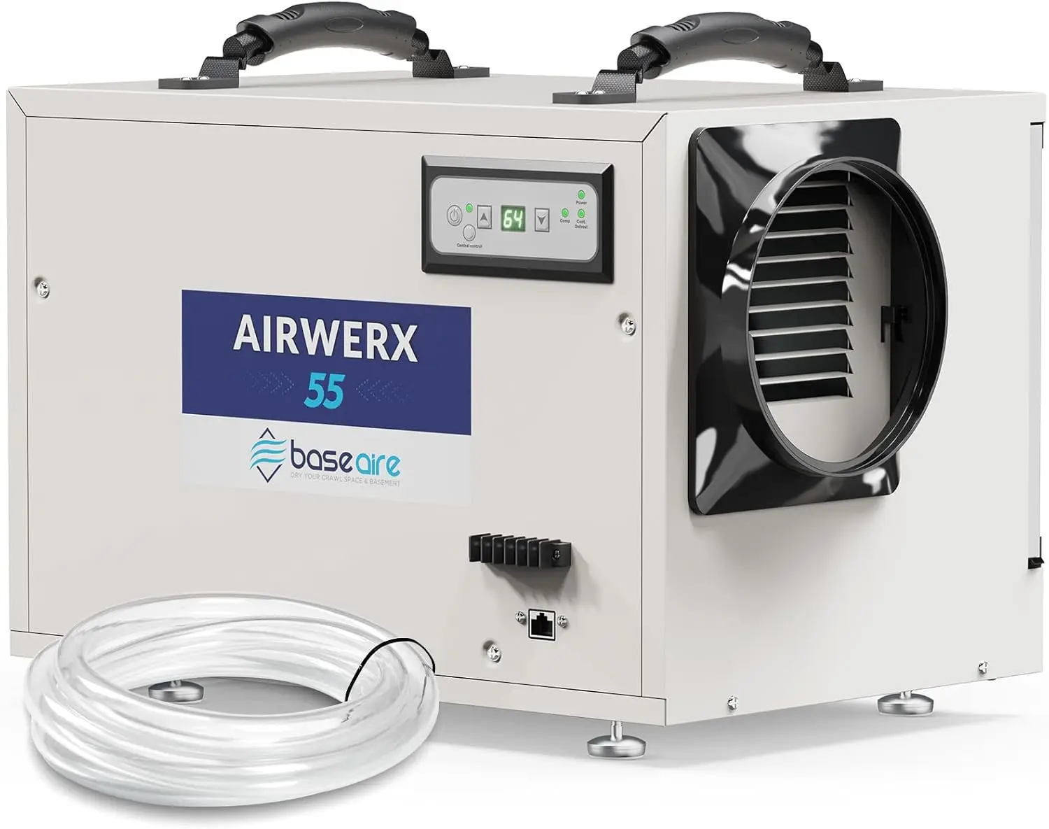 BaseAire Crawlspace Dehumidifier,113 Pints Commercial Dehumidifiers with Drain Hose for Whole House Basement, Industry
BaseAire Crawlspace Dehumidifier,113 Pints Commercial Dehumidifiers with Drain Hose for Whole House Basement, Industry
