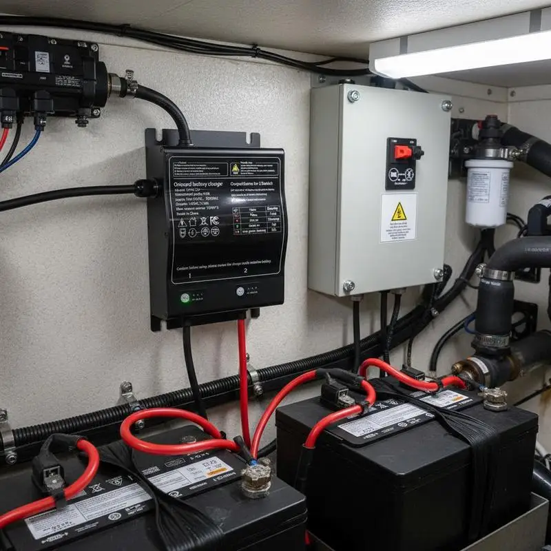 Onboard Marine Power Source 2-Bank 10A 12V For Large Boat Yacht RV Smart Multi-Stage Charging Lithium LiFePO4 NCM Lead-Acid Battery Compatibility Marine-Grade Fully Sealed Housing Design 11.5x8.5x4.5 Inches Integrated Charging System
Onboard Marine Power Source 2-Bank 10A 12V For Large Boat Yacht RV Smart Multi-Stage Charging Lithium LiFePO4 NCM Lead-Acid Battery Compatibility Marine-Grade Fully Sealed Housing Design 11.5x8.5x4.5 Inches Integrated Charging System