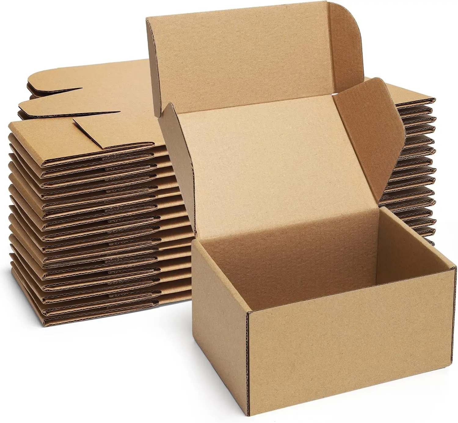 6x4x3 Corrugated Mailing Boxes, 25 Pack Small Shipping Boxes
6x4x3 Corrugated Mailing Boxes, 25 Pack Small Shipping Boxes
