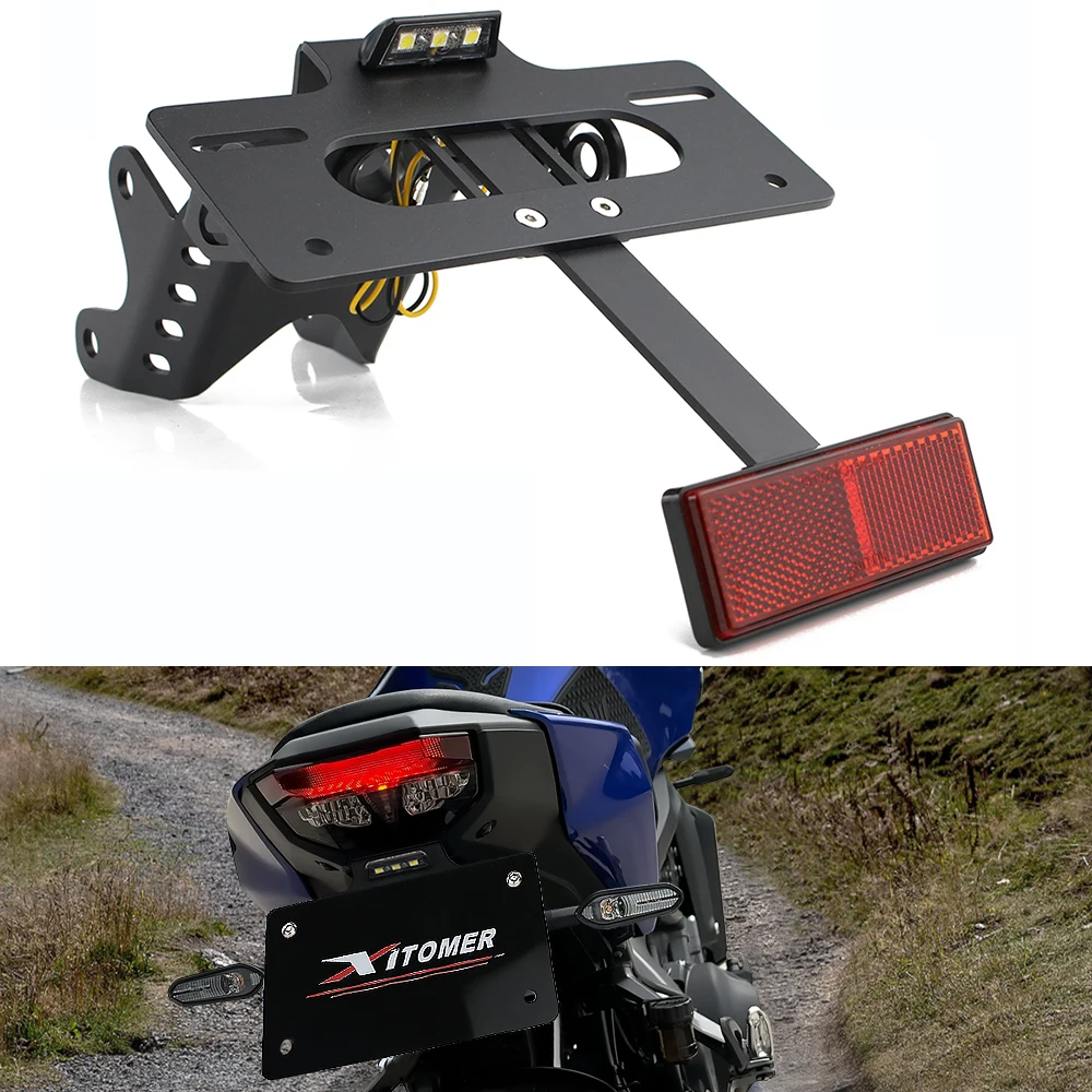 Fit For Yamaha MT-09 2024-2025 YZF-R9 2025 Motorcycle Rear Fender Registration Bracket License Plate Holder Frame Tail Tidy
Fit For Yamaha MT-09 2024-2025 YZF-R9 2025 Motorcycle Rear Fender Registration Bracket License Plate Holder Frame Tail Tidy