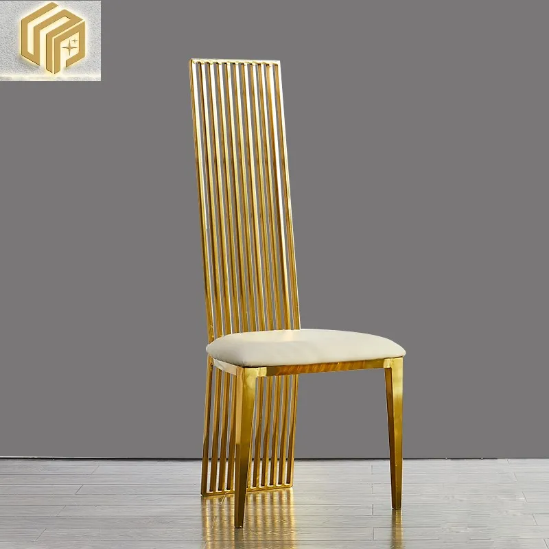 European light luxury stainless steel dining chair ins feng wang hong designer chair villa hotel club restaurant reception chair
European light luxury stainless steel dining chair ins feng wang hong designer chair villa hotel club restaurant reception chair