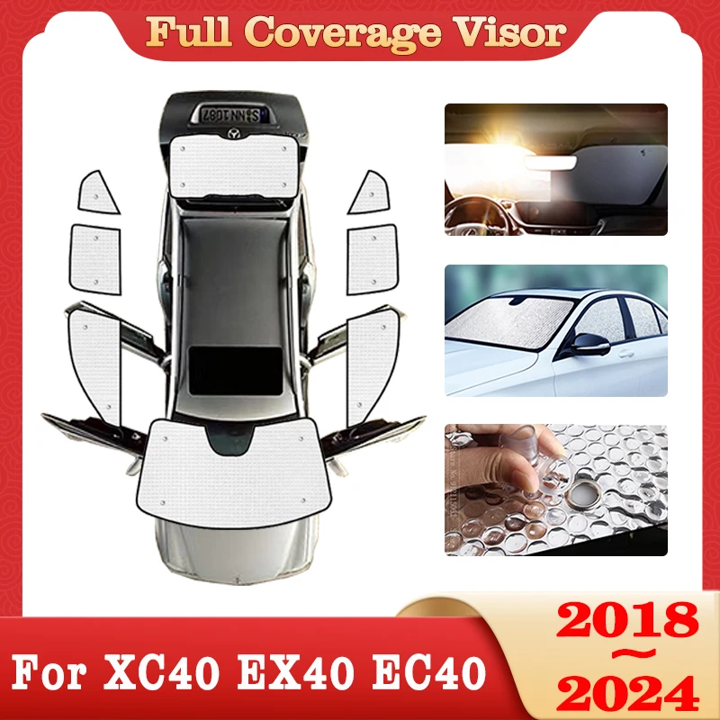 Car Full Coverage Sunshade For Volvo XC40 Recharge EX40 EC40 2018 2019 2020 2021 2022 2023 2024 Windshield Sun Visor Accessories
Car Full Coverage Sunshade For Volvo XC40 Recharge EX40 EC40 2018 2019 2020 2021 2022 2023 2024 Windshield Sun Visor Accessories