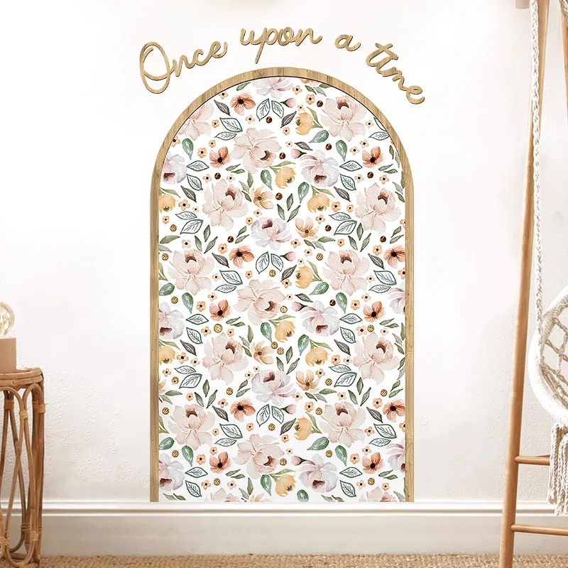 Bohemian Floral Arch Wall Sticker Large Plant Flower Butterfly Decals Self-adhesive PVC Mural Children's Bedroom Decor Wallpaper
Bohemian Floral Arch Wall Sticker Large Plant Flower Butterfly Decals Self-adhesive PVC Mural Children's Bedroom Decor Wallpaper