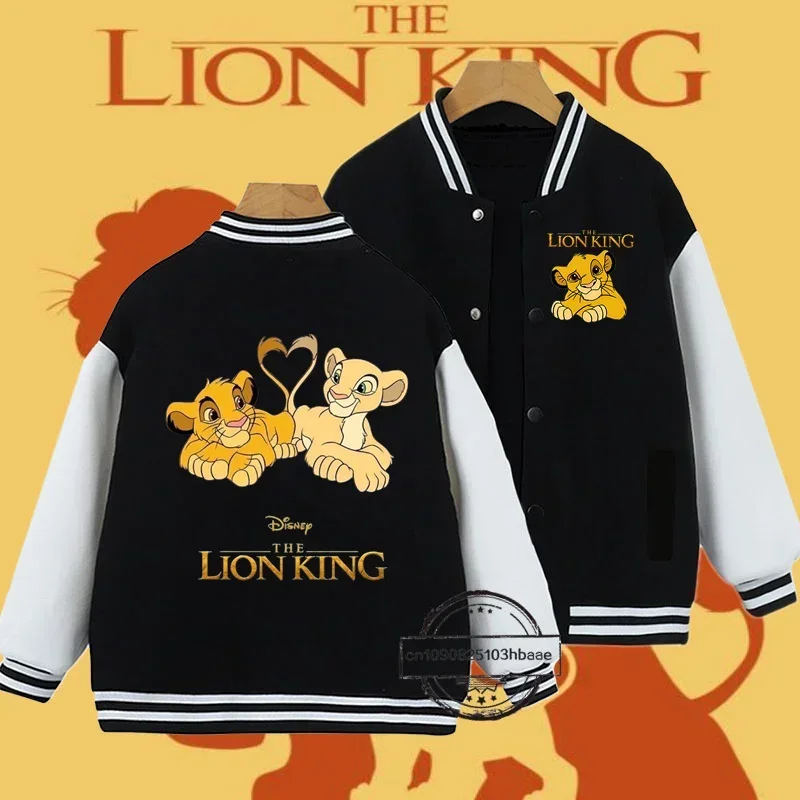 Baseball uniform Lion King Children's Spring and Autumn Jacket Cartoon Print Disney Series coats for boys and girls ages 1-14
Baseball uniform Lion King Children's Spring and Autumn Jacket Cartoon Print Disney Series coats for boys and girls ages 1-14