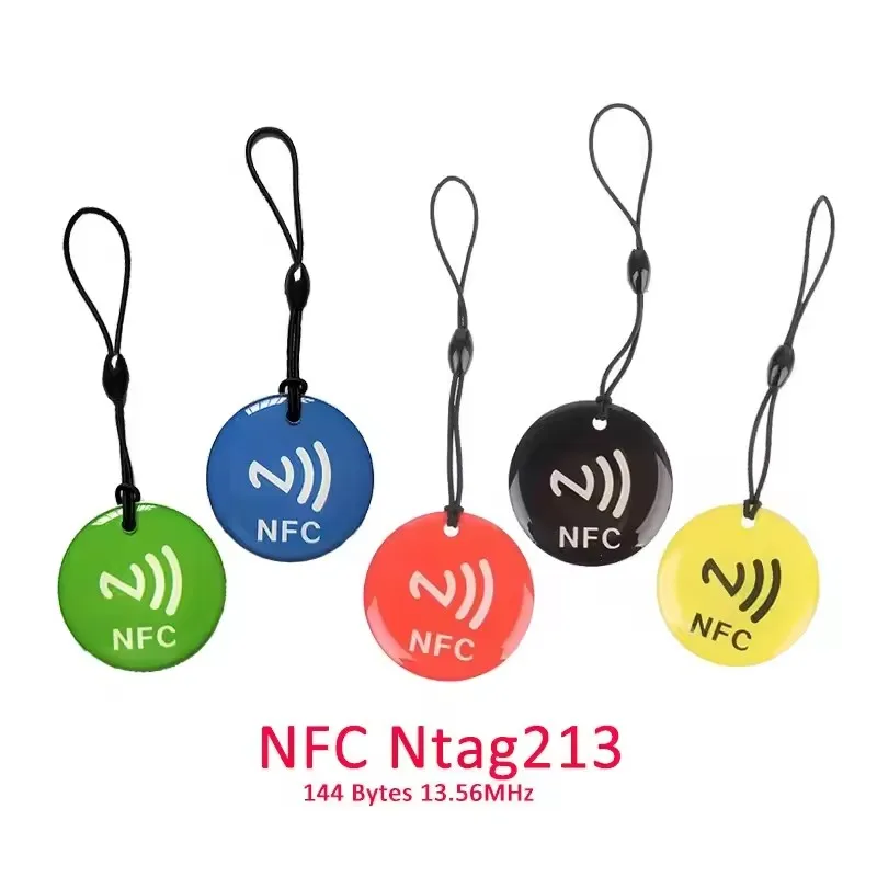 10pcs Ntag213 NFC Tag Lable Token With Rope RFID 13.56MHz 144 Bytes ISO14443A Epoxy Card 35mm Diameter For All NFC Enabled Phone
10pcs Ntag213 NFC Tag Lable Token With Rope RFID 13.56MHz 144 Bytes ISO14443A Epoxy Card 35mm Diameter For All NFC Enabled Phone