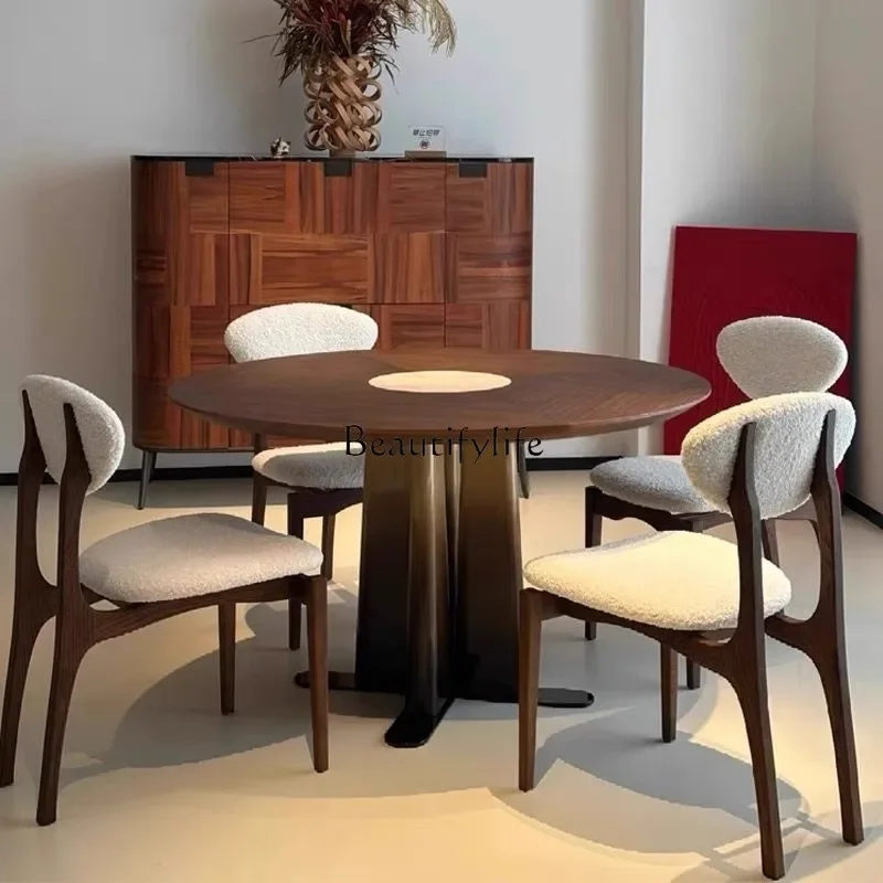 LXFrench retro round solid wood dining table, medieval creative round dining tableSSS
LXFrench retro round solid wood dining table, medieval creative round dining tableSSS