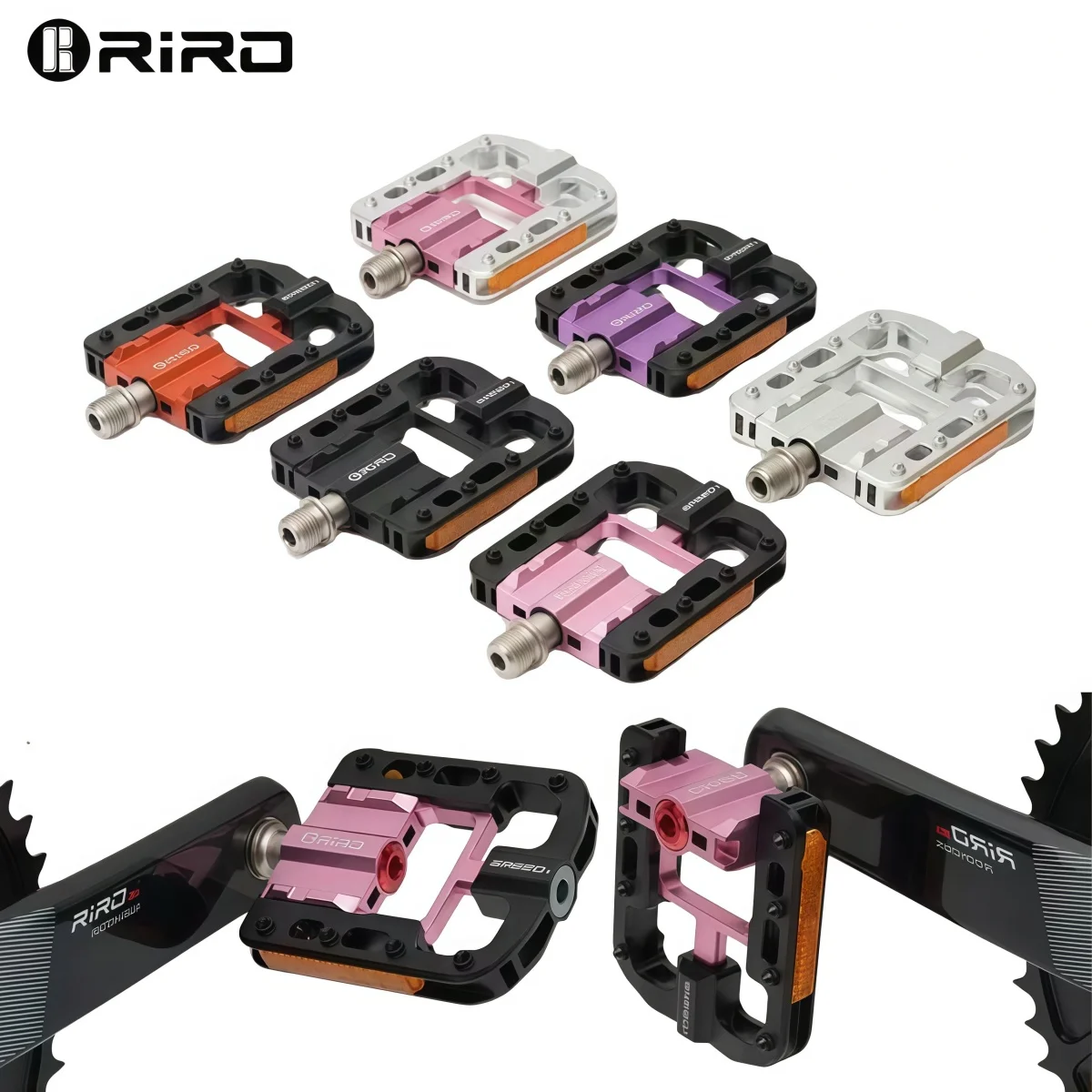 RIRO ZD‑SPEED CNC Aluminum 3 Bearing Platform Foldable Pedals For MTB / Road / Folding Bike – (Black Orange Silver Pink Purple)
RIRO ZD‑SPEED CNC Aluminum 3 Bearing Platform Foldable Pedals For MTB / Road / Folding Bike – (Black Orange Silver Pink Purple)