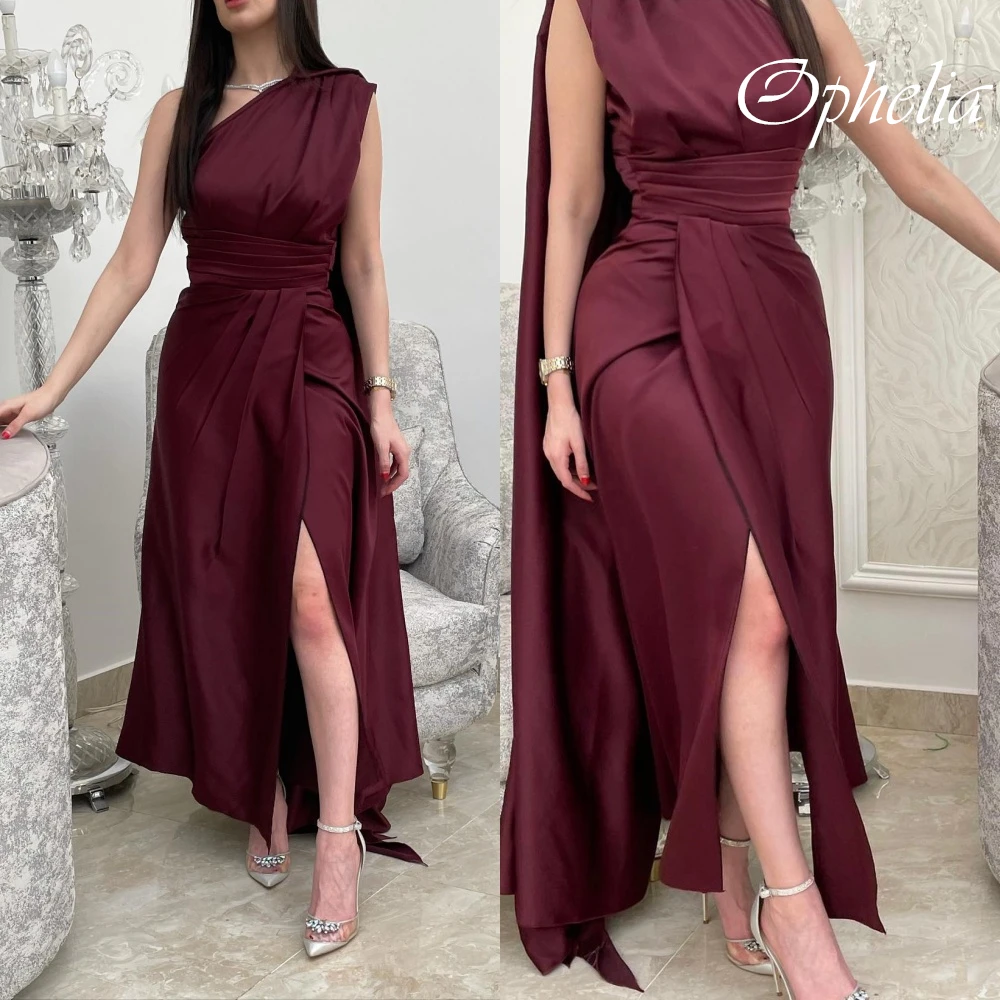 Customized Delicate Burgundy One Shoulder Sleeveless Evening Dress High Quality Jersey Prom Dresses Delicate Homecoming Gowns
Customized Delicate Burgundy One Shoulder Sleeveless Evening Dress High Quality Jersey Prom Dresses Delicate Homecoming Gowns