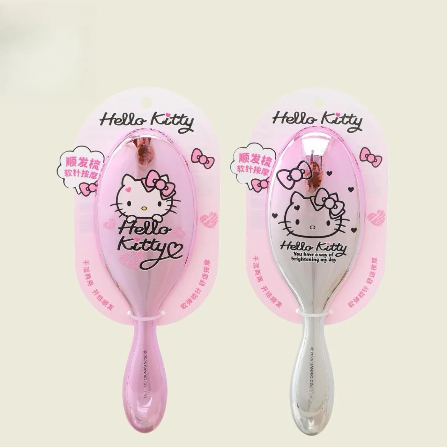 Sanrio Hello Kitty Air Cushion Hair Brush Soft Bristle Scalp Massage Detangling Comb Wet and Dry Dual Use Relieve Decompression
Sanrio Hello Kitty Air Cushion Hair Brush Soft Bristle Scalp Massage Detangling Comb Wet and Dry Dual Use Relieve Decompression