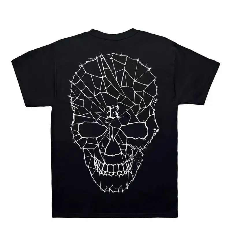 The European Summer Trend Is Hot Skull Super Clear Print New Men's Loose Comfortable High Street Pure Cotton Breathable T-shirt
The European Summer Trend Is Hot Skull Super Clear Print New Men's Loose Comfortable High Street Pure Cotton Breathable T-shirt