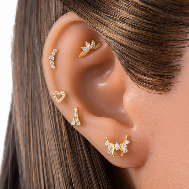 1PC G23 Titanium Ear Studs Internal Thread CZ Horse's Eye Flower Pendant Chain Helix Cartilage Lip Stud Labret Piercing Jewelry
1PC G23 Titanium Ear Studs Internal Thread CZ Horse's Eye Flower Pendant Chain Helix Cartilage Lip Stud Labret Piercing Jewelry