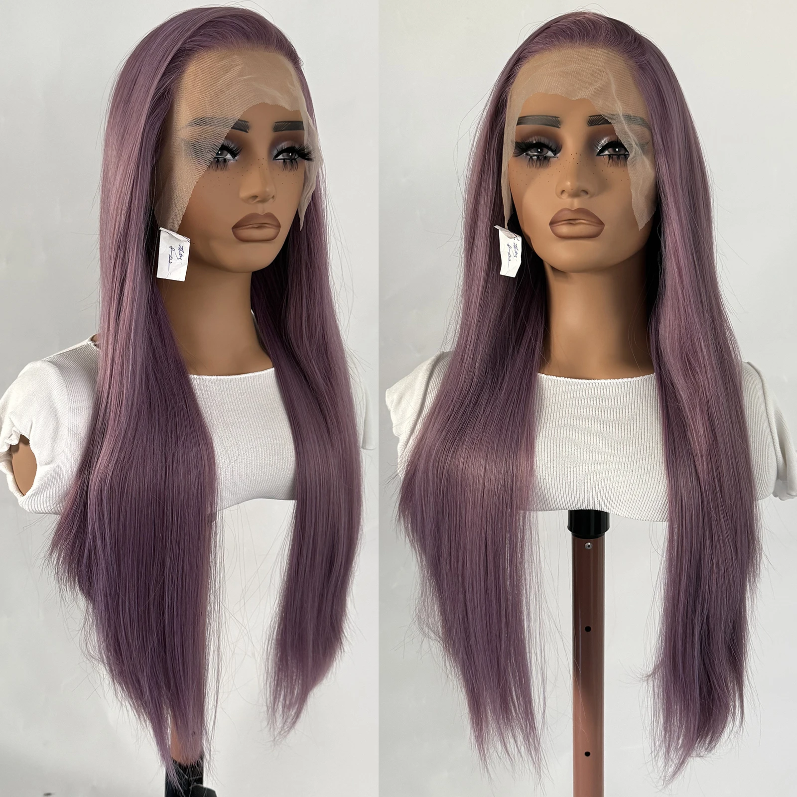 Lavender Purple Wig for Women 13x4 Lace Front Wig Long Silky Straight Synthetic Hair Natural Hairline Daily Wear Cosplay
Lavender Purple Wig for Women 13x4 Lace Front Wig Long Silky Straight Synthetic Hair Natural Hairline Daily Wear Cosplay