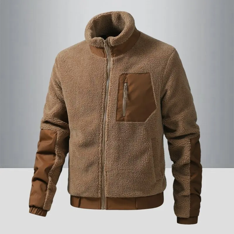 Осенне-зимняя модная тенденция, американское винтажное утолщенное теплое плюшевое пальто из ягненка, мужская свободная спортивная куртка большого размера высокого качества
Осенне-зимняя модная тенденция, американское винтажное утолщенное теплое плюшевое пальто из ягненка, мужская свободная спортивная куртка большого размера высокого качества