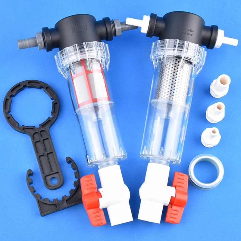 10~200 Mesh Pagoda Hose Filter Aquarium Fish Tank Large Flow Prefilter Agricultural Household Water Pipe Valve Impurity Filter
10~200 Mesh Pagoda Hose Filter Aquarium Fish Tank Large Flow Prefilter Agricultural Household Water Pipe Valve Impurity Filter