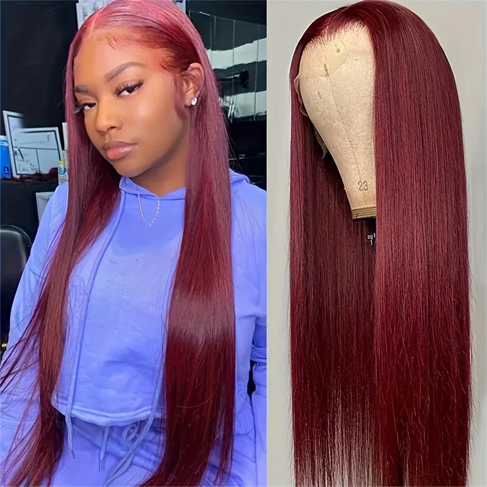 99j Бордовый 13x4 HD Парик Фронта Шнурка 200 Плотность Предварительно Сорванные Красные Волосы Парик 13x6 HD Прямые Парики Фронта Шнурка Для Женщин 30 40 Дюймов
99j Бордовый 13x4 HD Парик Фронта Шнурка 200 Плотность Предварительно Сорванные Красные Волосы Парик 13x6 HD Прямые Парики Фронта Шнурка Для Женщин 30 40 Дюймов