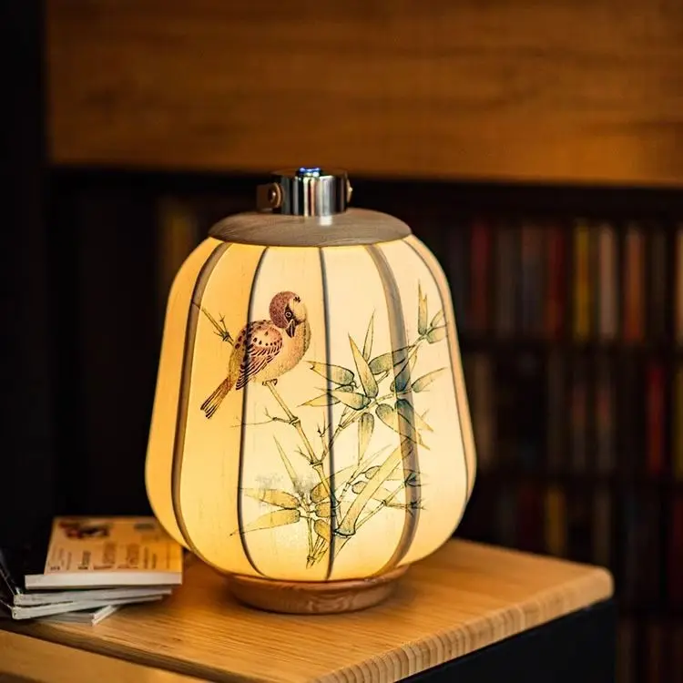 Portable lamp ancient style zen tea room Chinese hand-painted fabric classical ornament Chinese style
Portable lamp ancient style zen tea room Chinese hand-painted fabric classical ornament Chinese style