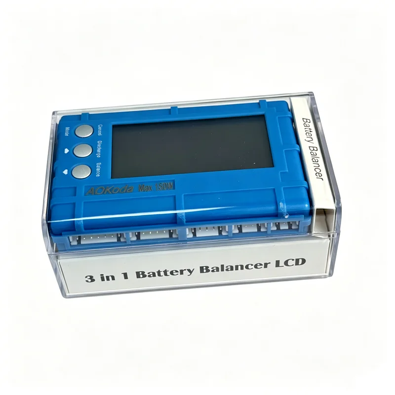 AOKoda 3-in-1 LiPo Balancer Discharger, 2-6S, 150W, Voltage Display & Measurement
AOKoda 3-in-1 LiPo Balancer Discharger, 2-6S, 150W, Voltage Display & Measurement