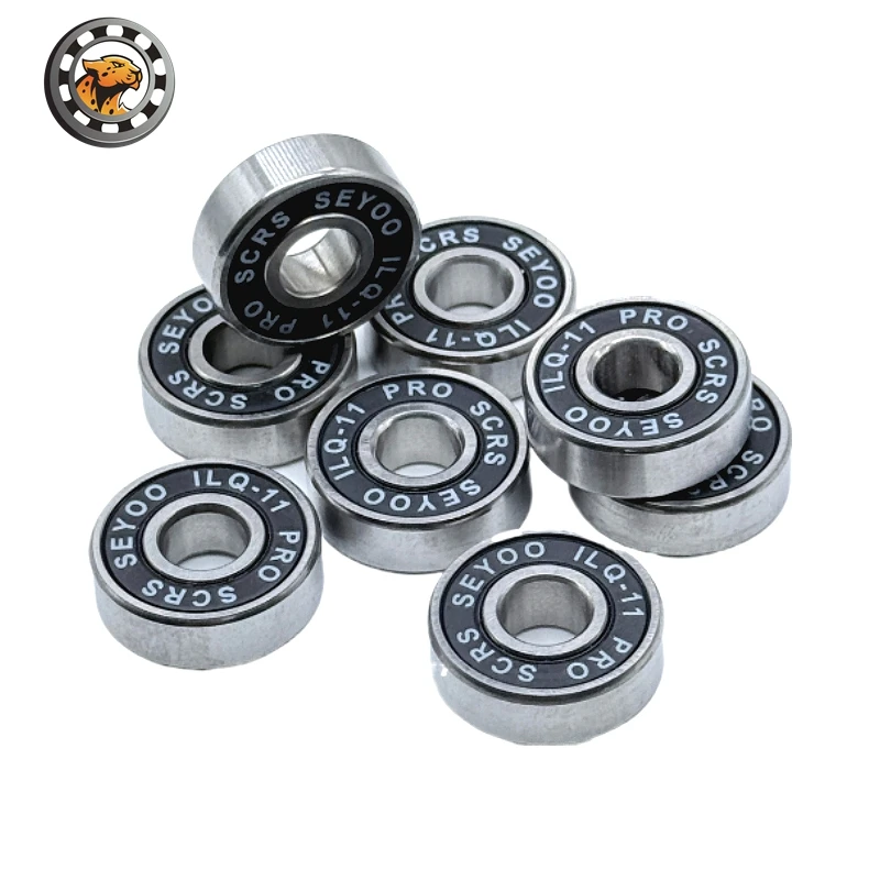 8PCS/Set 608RS ILQ-11 Black 8x22x7mm Skateboard Bearing Rubber Sealed ABEC-7 for Longboard Inline Skate 
8PCS/Set 608RS ILQ-11 Black 8x22x7mm Skateboard Bearing Rubber Sealed ABEC-7 for Longboard Inline Skate