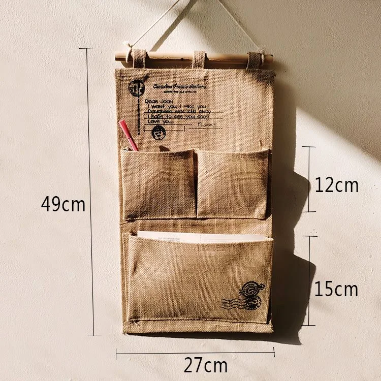 Retro Hemp Wall Hanging Storage Bag Simple Cloth Art Wardrobe Storage Bag Dormitory Door Back Closet Hanging Storage Bag
Retro Hemp Wall Hanging Storage Bag Simple Cloth Art Wardrobe Storage Bag Dormitory Door Back Closet Hanging Storage Bag