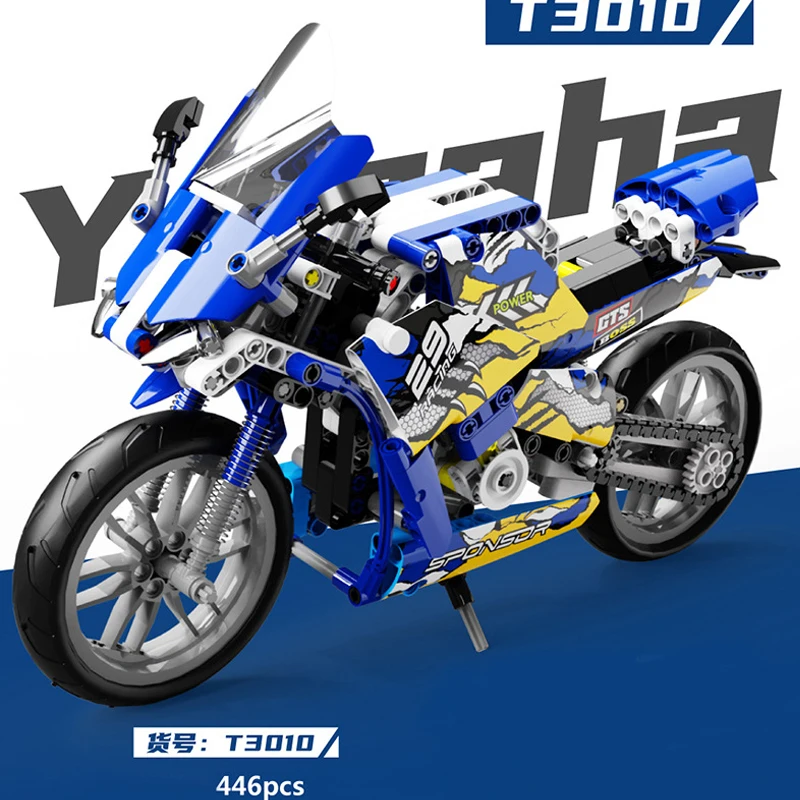 Racing Motorcycle Building Blocks Off-Road Motocross Bike Bricks Model Assemble Toys Gifts Ornament Desktop Decoration
Racing Motorcycle Building Blocks Off-Road Motocross Bike Bricks Model Assemble Toys Gifts Ornament Desktop Decoration