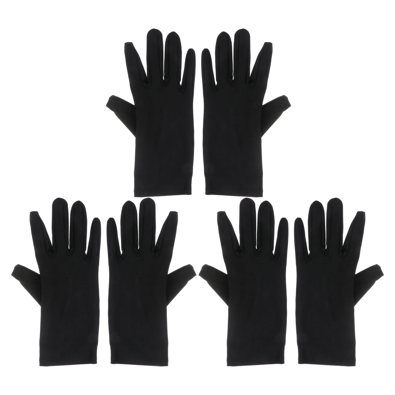 Jewelry Gloves 3 Pairs Premium Spandex Elastic Etiquette for Inspection Handling Moisturizing Gloves Soft Lightweight
Jewelry Gloves 3 Pairs Premium Spandex Elastic Etiquette for Inspection Handling Moisturizing Gloves Soft Lightweight