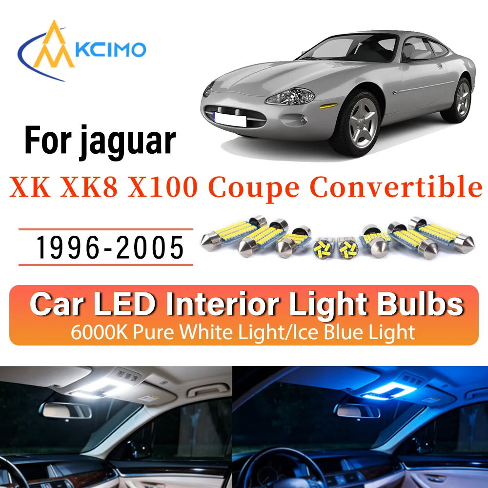 Interior Lighting Kit For jaguar XK XK8 X100 Coupe Convertible 1996-2005 LED Bulbs for Dome Map Door Trunk License Plate Light
Interior Lighting Kit For jaguar XK XK8 X100 Coupe Convertible 1996-2005 LED Bulbs for Dome Map Door Trunk License Plate Light