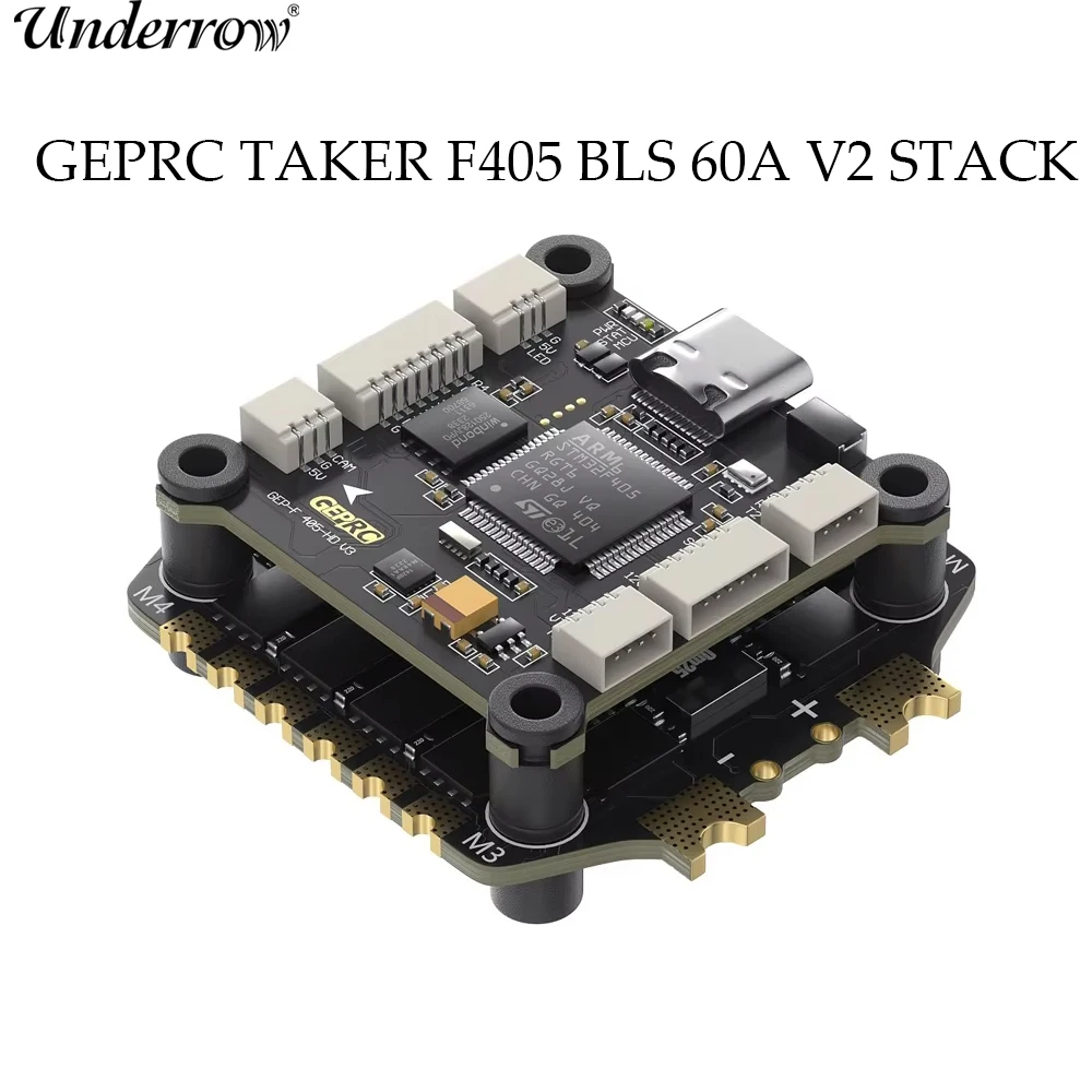 GEPRC TAKER F405 BLS 60A V2 STACK 42688-P Gyroscope 16MB Black Box Data Analyze Record Flight Data Plug Play Racing FPV Drone
GEPRC TAKER F405 BLS 60A V2 STACK 42688-P Gyroscope 16MB Black Box Data Analyze Record Flight Data Plug Play Racing FPV Drone