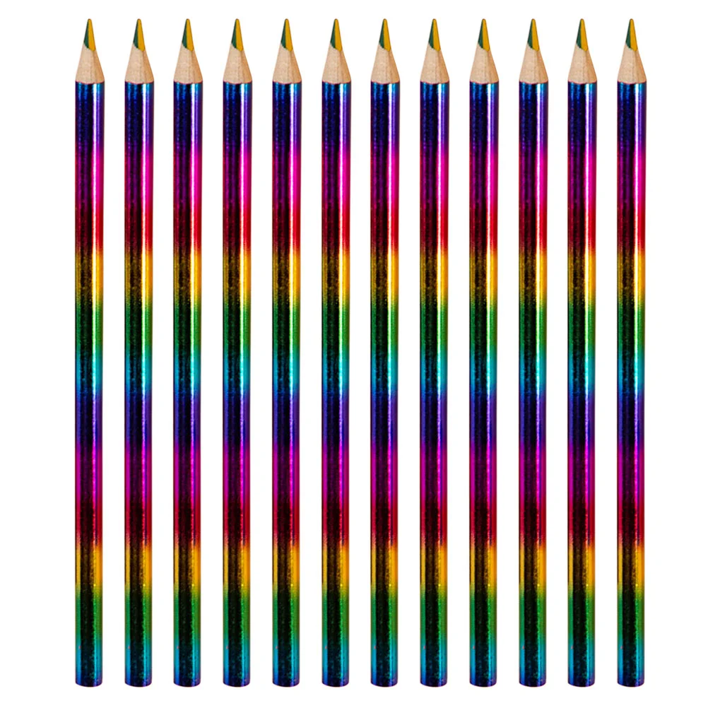 12 Pcs Rainbow Colored Pencils Professional Water Soluble Wooden Drawing Set Smooth Writing Easy Erase Safe Material Student
12 Pcs Rainbow Colored Pencils Professional Water Soluble Wooden Drawing Set Smooth Writing Easy Erase Safe Material Student