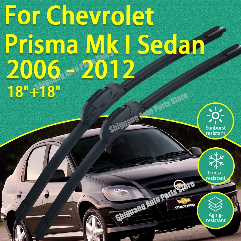 Front Silicone Coating Wipers for Chevrolet Prisma Mk I Sedan 2006 - 2012 Car Wiper Windshield Windscreen Blades Accessories
Front Silicone Coating Wipers for Chevrolet Prisma Mk I Sedan 2006 - 2012 Car Wiper Windshield Windscreen Blades Accessories