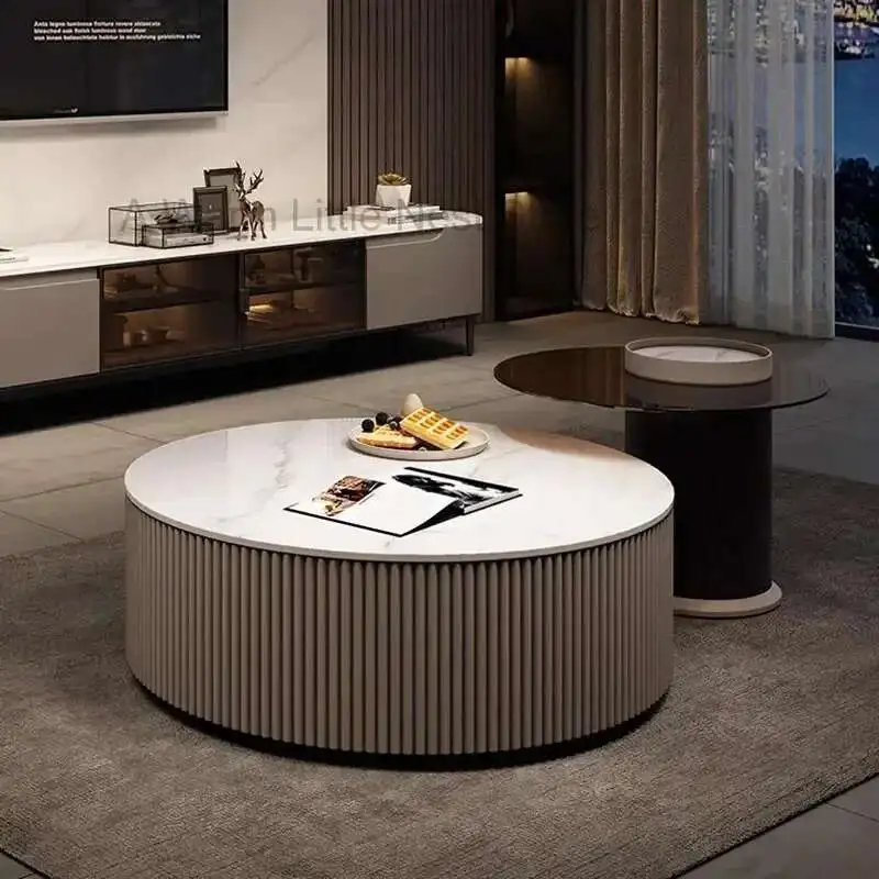 Luxury Modern Coffee Table Minimalist Italian Aesthetic Round High Quality Service Writing Mesa Auxiliar Lounge Suite Furniture
Luxury Modern Coffee Table Minimalist Italian Aesthetic Round High Quality Service Writing Mesa Auxiliar Lounge Suite Furniture