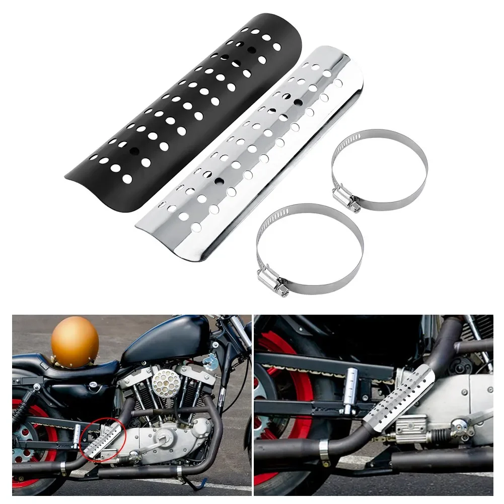 Motorcycle Vintage Exhaust Pipe Exhaust Heat Shield Universal Motorcycle Hole Type Heat Shield Straight Exhaust Pipe Cover
Motorcycle Vintage Exhaust Pipe Exhaust Heat Shield Universal Motorcycle Hole Type Heat Shield Straight Exhaust Pipe Cover