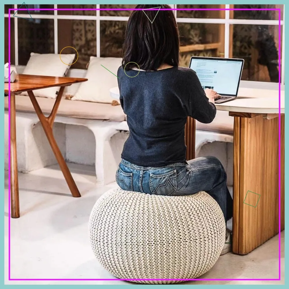 Yoga Ball Chair Cover for 55cm & 65cm - Cotton Rope, Non-Slip, Washable
Yoga Ball Chair Cover for 55cm & 65cm - Cotton Rope, Non-Slip, Washable