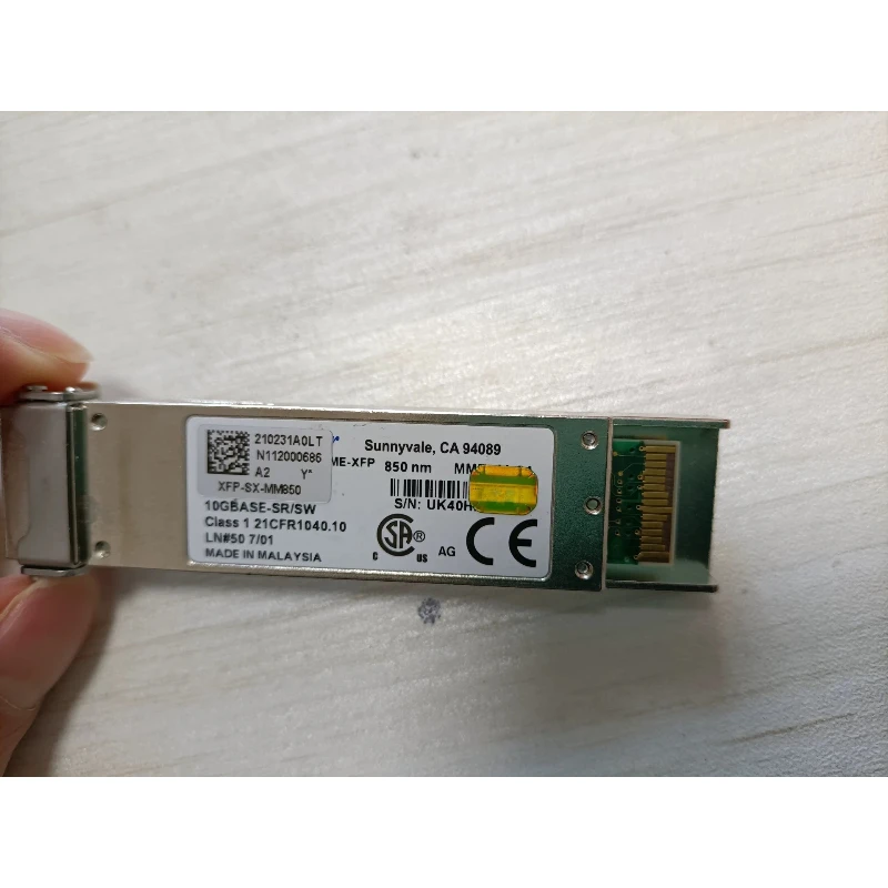 new for H3C XFP-SX-MM850 10GBASE-SR XFP Transceiver, 850nm, 300m, Duplex LC
new for H3C XFP-SX-MM850 10GBASE-SR XFP Transceiver, 850nm, 300m, Duplex LC