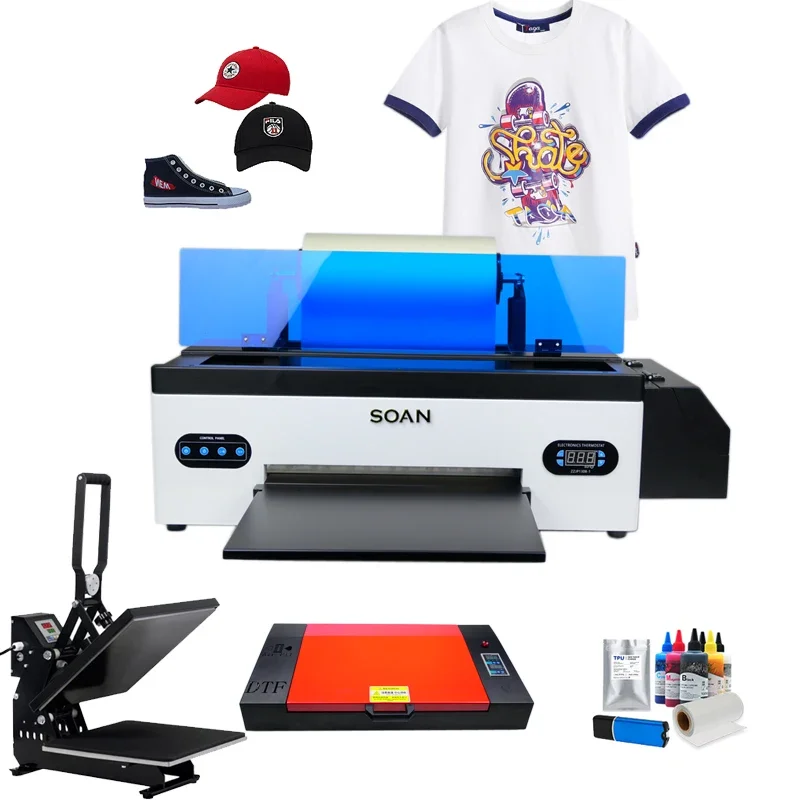 DTF New Start Set Digital White Ink T-shirt Printing Machine Pet Film Heat Transfer A3 DTF Printer
DTF New Start Set Digital White Ink T-shirt Printing Machine Pet Film Heat Transfer A3 DTF Printer