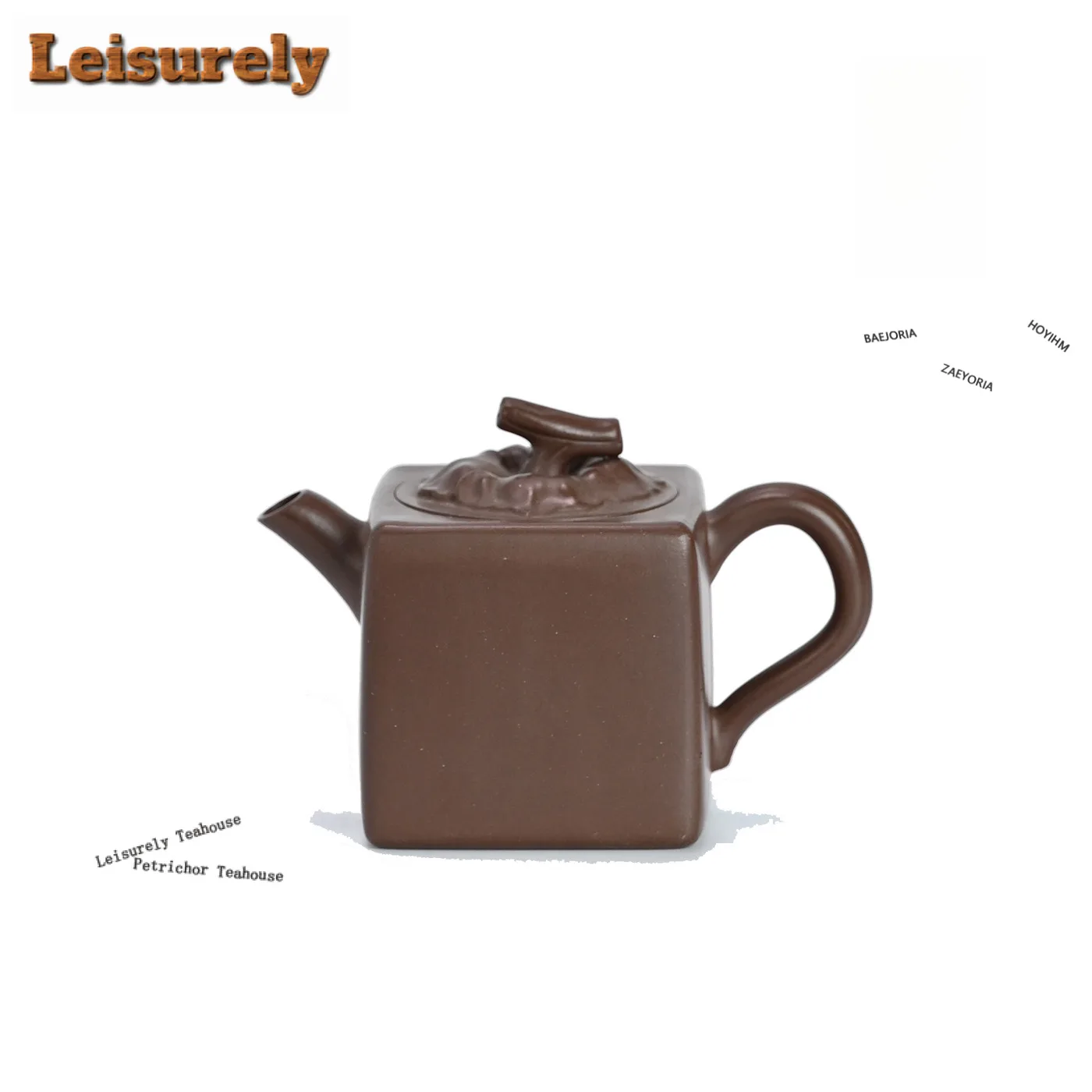 120ml Classic Yixing Purple Clay Teapots Handmade Square Persimmon Balls Pot Raw Ore Mud Kettle Chinese Zisha Tea Set Craft Gift
120ml Classic Yixing Purple Clay Teapots Handmade Square Persimmon Balls Pot Raw Ore Mud Kettle Chinese Zisha Tea Set Craft Gift