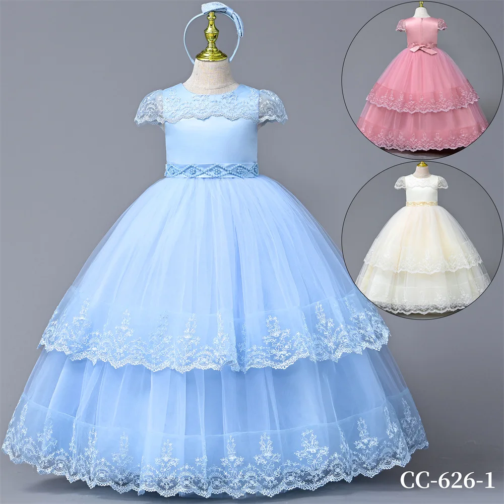 Summer New Little Girl Catwalk Birthday Performance Clothing Short-sleeved Children's Princess Dress
Summer New Little Girl Catwalk Birthday Performance Clothing Short-sleeved Children's Princess Dress