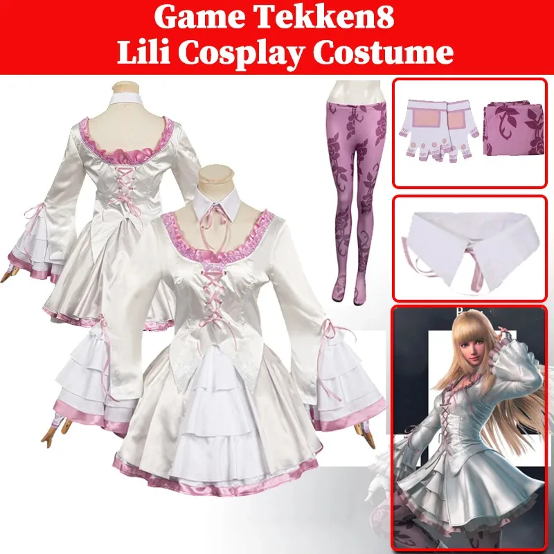 Game Tekken 8 Lili Cosplay Lolita Dress Costume Women Disguise Skirt Outfits Legging Girl Halloween Carnival Fantasia Party Suit
Game Tekken 8 Lili Cosplay Lolita Dress Costume Women Disguise Skirt Outfits Legging Girl Halloween Carnival Fantasia Party Suit