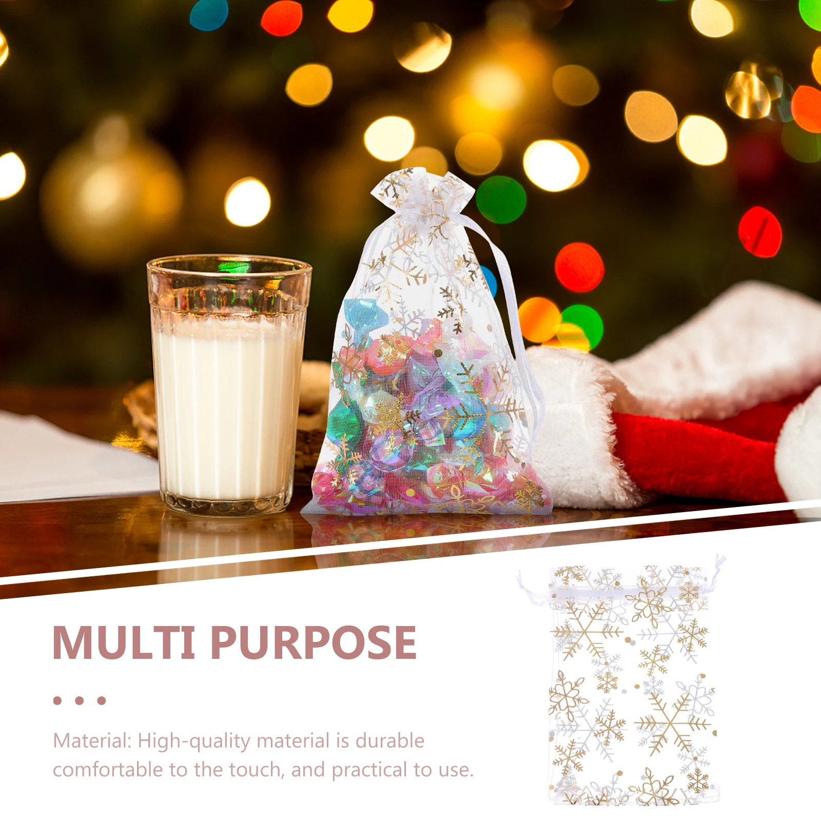 100pcs Snowflake Gift Bags Yarn Drawstring Small Wedding Jewelry Storage Fabric Pouches Decorative Party C y Bag Lightweight
100pcs Snowflake Gift Bags Yarn Drawstring Small Wedding Jewelry Storage Fabric Pouches Decorative Party C y Bag Lightweight