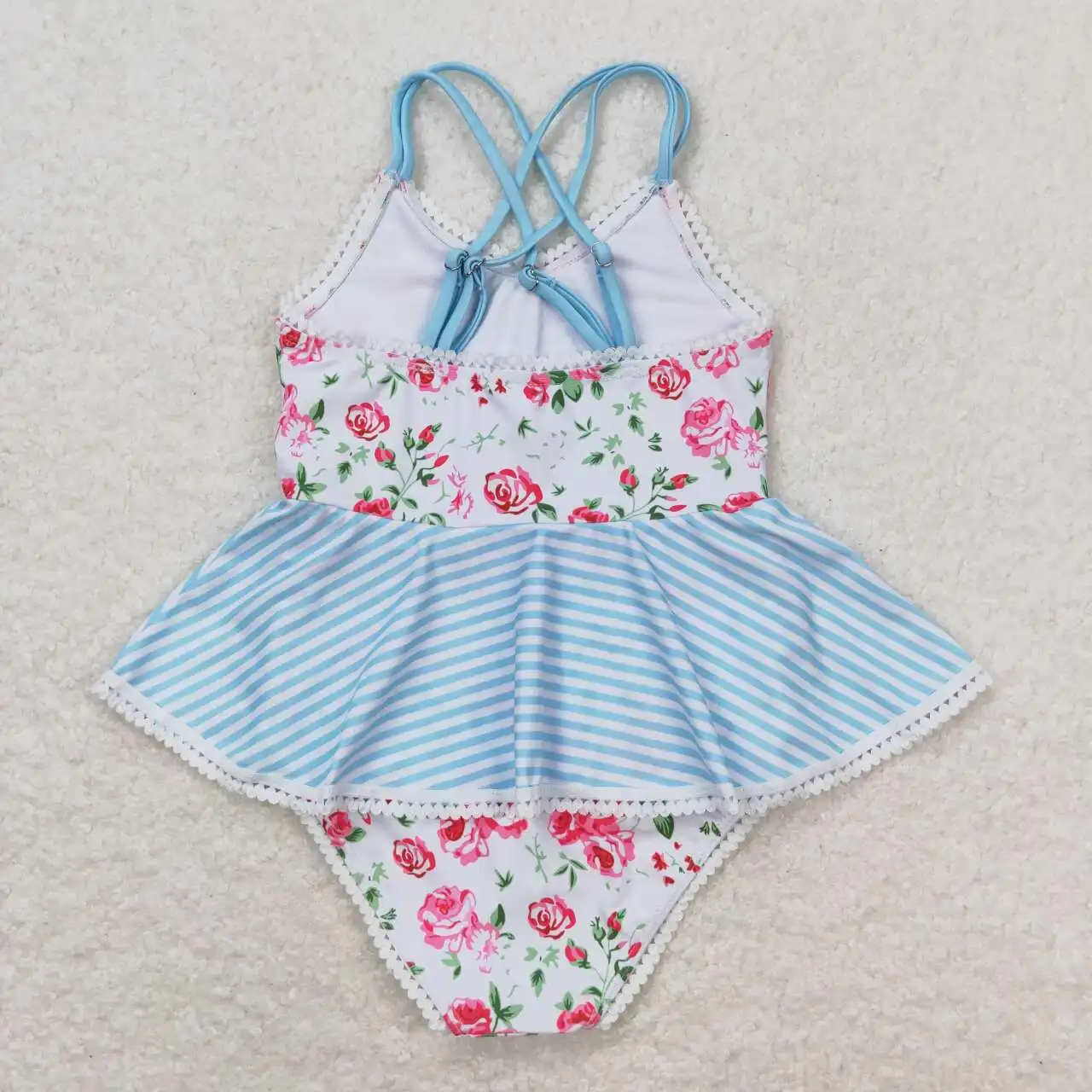 S0248 Children Toddler Clothes Sleeveless Flower Print Onepiece Kids Girls Summer Swimsuit
S0248 Children Toddler Clothes Sleeveless Flower Print Onepiece Kids Girls Summer Swimsuit
