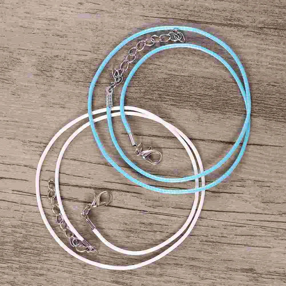 60pcs Necklace String with Extenison Chain and Lobster Clasp for DIY Jewelry Making (Assorted Color)
60pcs Necklace String with Extenison Chain and Lobster Clasp for DIY Jewelry Making (Assorted Color)