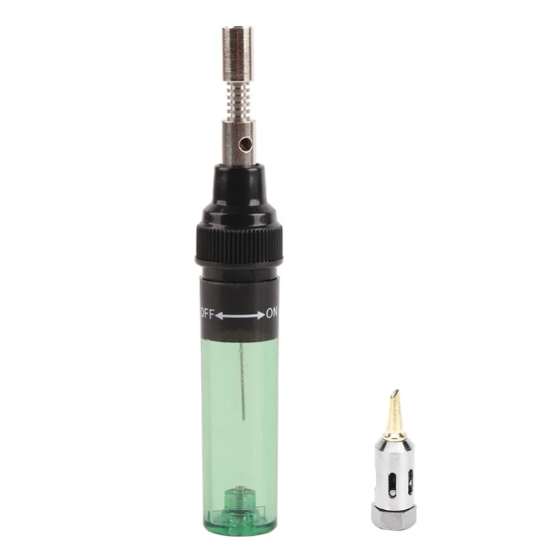 Gas Soldering Iron Pen Shaped Gas Torch Labor Saving Ergonomic Handle Plastic + Iron
Gas Soldering Iron Pen Shaped Gas Torch Labor Saving Ergonomic Handle Plastic + Iron