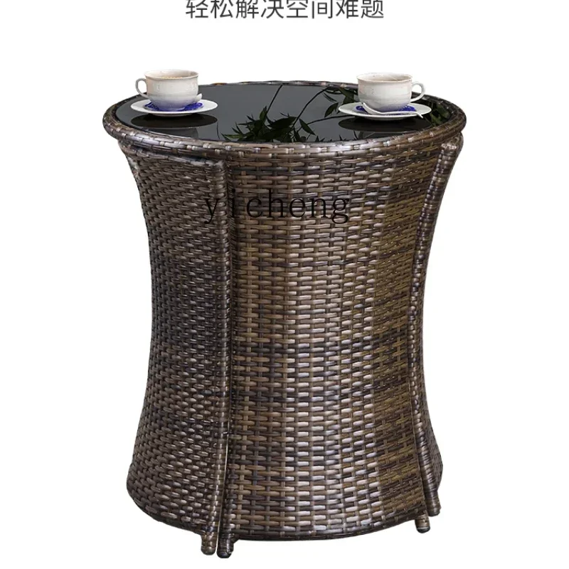 ZZXL balcony table and chair combination creative leisure small apartment one table two chairs coffee table
ZZXL balcony table and chair combination creative leisure small apartment one table two chairs coffee table