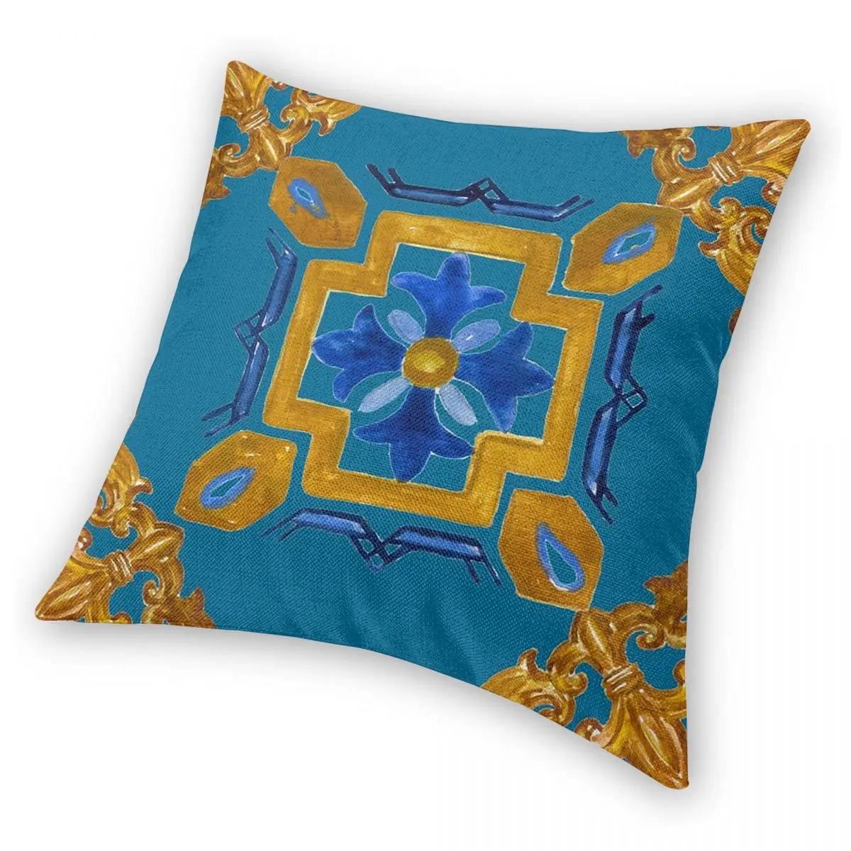 Сицилийская плитка, среднеземноморская, мозаичная квадратная наволочка, наволочка, декор, удобная декоративная подушка для дома, спальни 
Сицилийская плитка, среднеземноморская, мозаичная квадратная наволочка, наволочка, декор, удобная декоративная подушка для дома, спальни