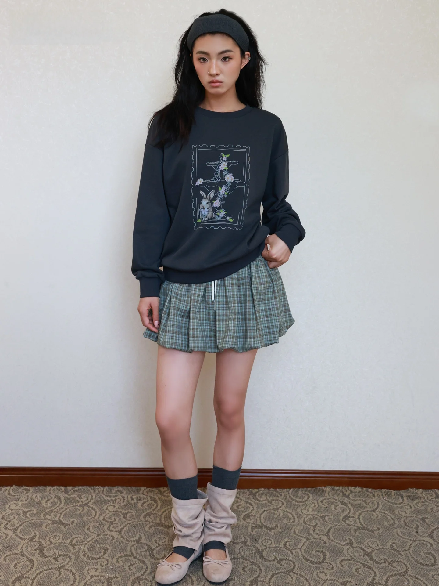 ay Long Sve round Ne Sweatirt Women's Loose Lazy Sle Autumn New Arrival FONS32 Comfortable Cotton Crew Ne Sweats...
ay Long Sve round Ne Sweatirt Women's Loose Lazy Sle Autumn New Arrival FONS32 Comfortable Cotton Crew Ne Sweats...