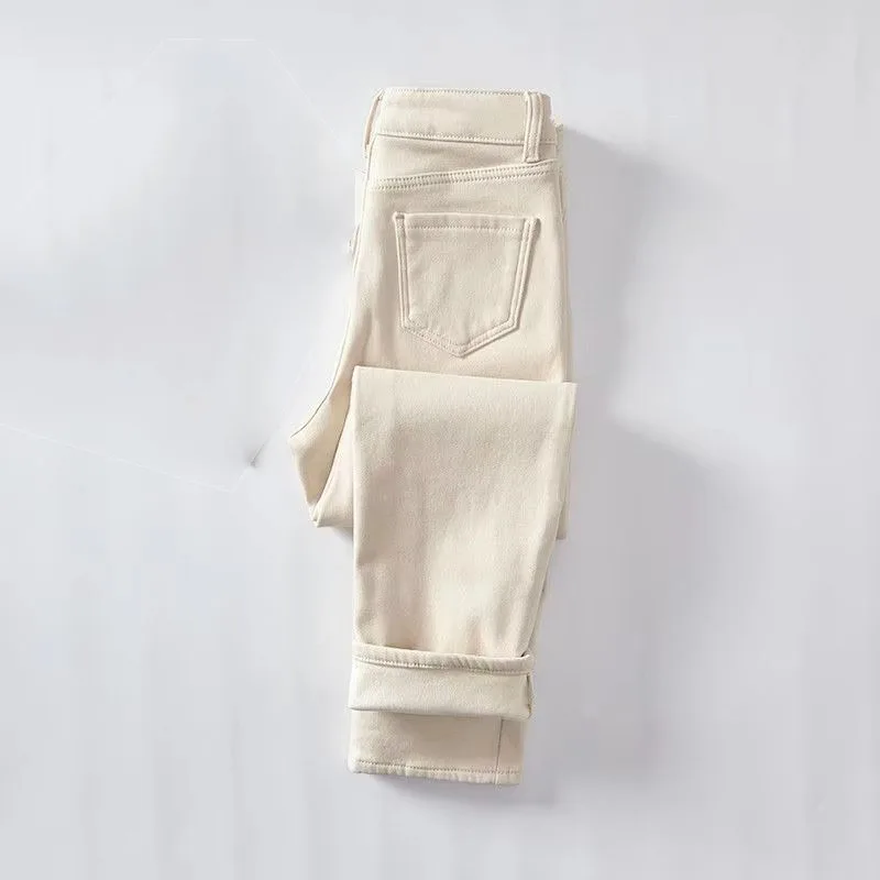 Female New High Waisted Appear Thin Versatile Harun Jeans Women Korean Solid Color Loose Fitting Leisure Fashion Cowboy Trousers
Female New High Waisted Appear Thin Versatile Harun Jeans Women Korean Solid Color Loose Fitting Leisure Fashion Cowboy Trousers