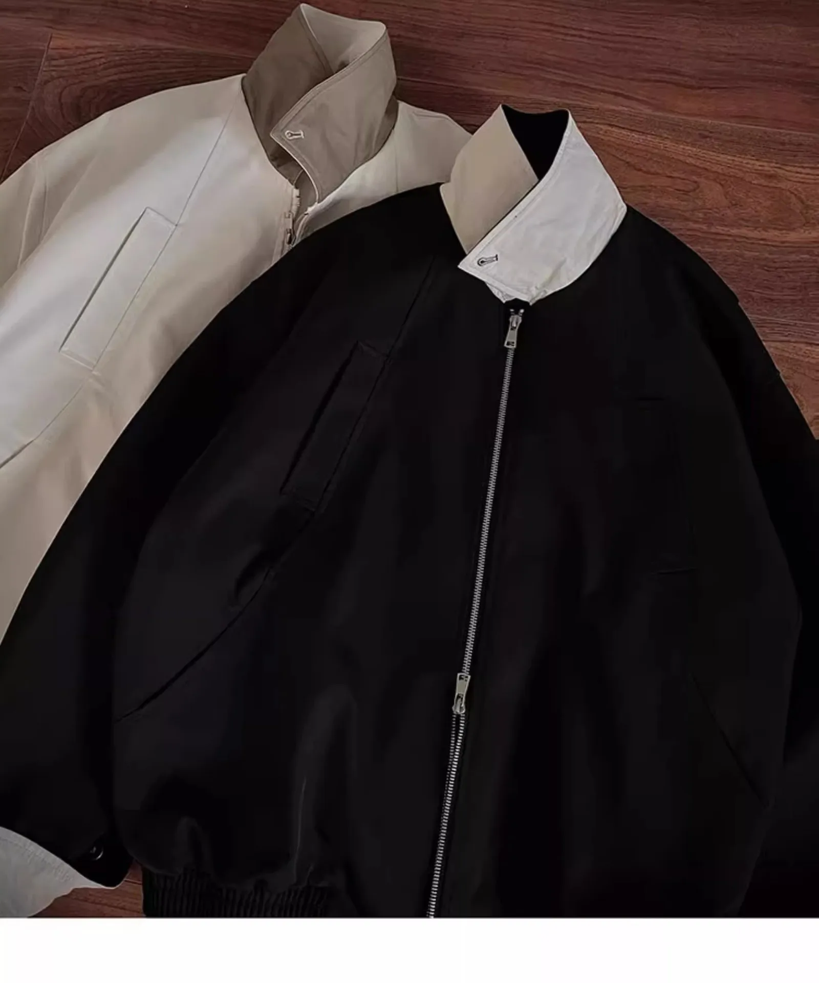 Minimalist Harrington Flight For Men, Autumn High-End Stylish Oversized Turn-Down Collar Baseball Jacket
Minimalist Harrington Flight For Men, Autumn High-End Stylish Oversized Turn-Down Collar Baseball Jacket