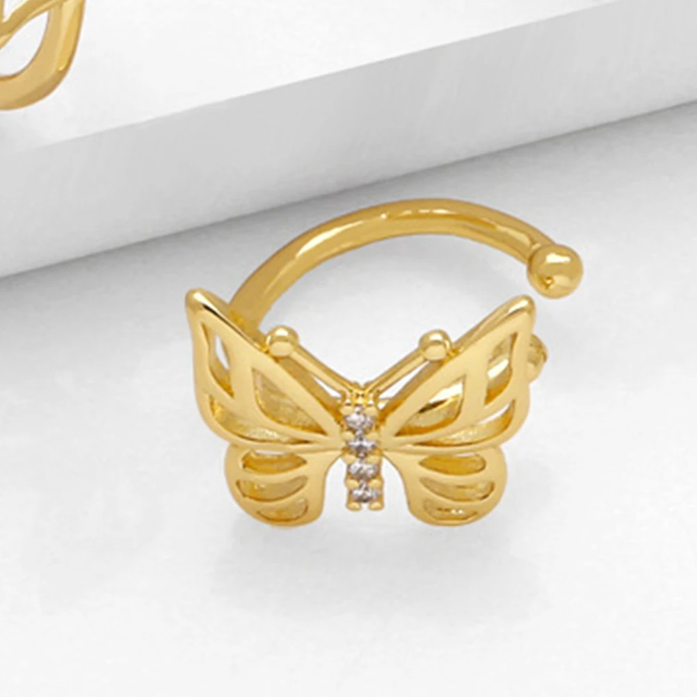 1Pair Trendy Dragon Clip on Earrings Lightweight Non Piercing Jewelry for Women Party Daily Wear Butterfly Earrings
1Pair Trendy Dragon Clip on Earrings Lightweight Non Piercing Jewelry for Women Party Daily Wear Butterfly Earrings