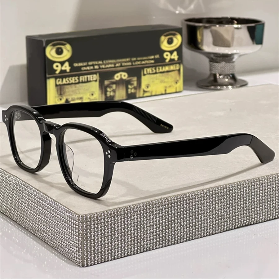 Spectacle Frame Men Johnny Depp MOMZA Glasses Transparent Lens Brand designer Computer Male Round Vintage Acetate Eyeglasses
Spectacle Frame Men Johnny Depp MOMZA Glasses Transparent Lens Brand designer Computer Male Round Vintage Acetate Eyeglasses