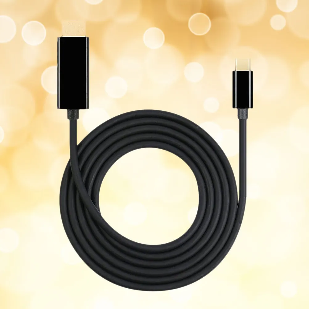 1.8M Usb 3.1 Type-C To Cable Adapter For Mobile Phone Devices Black Mini Size Vga Output 4K Cord Type C Adapter Cable
1.8M Usb 3.1 Type-C To Cable Adapter For Mobile Phone Devices Black Mini Size Vga Output 4K Cord Type C Adapter Cable