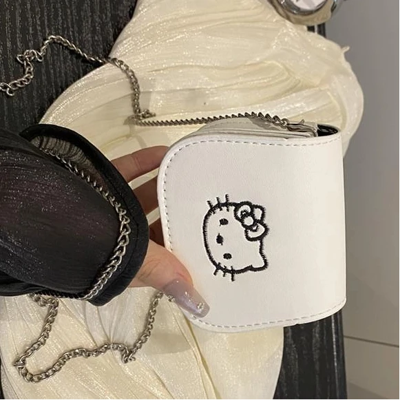 Hello Kitty Shoulder Bag | PU Chain Mini Saddle Crossbody, Sweet Girly Versatile Gifts
Hello Kitty Shoulder Bag | PU Chain Mini Saddle Crossbody, Sweet Girly Versatile Gifts